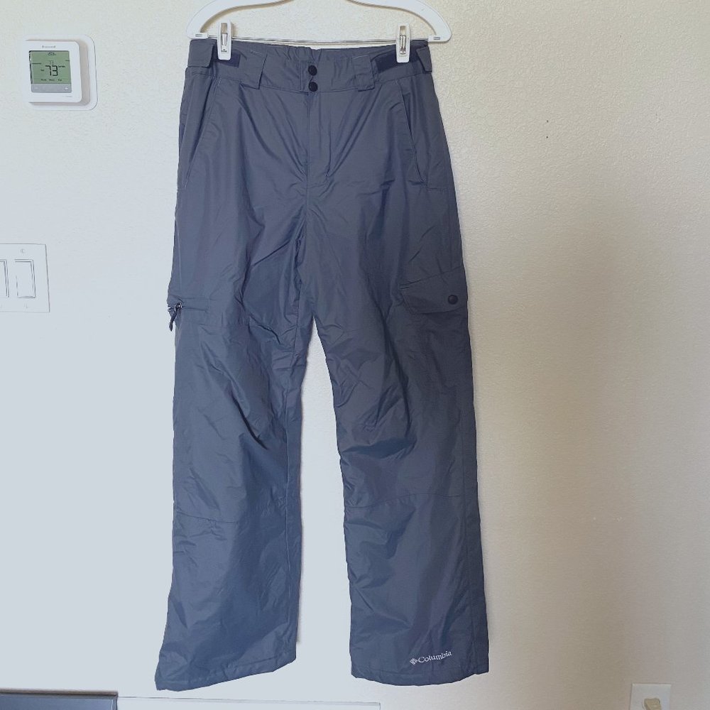 Mens Columbia Ski Pants- size small, like new, grey
